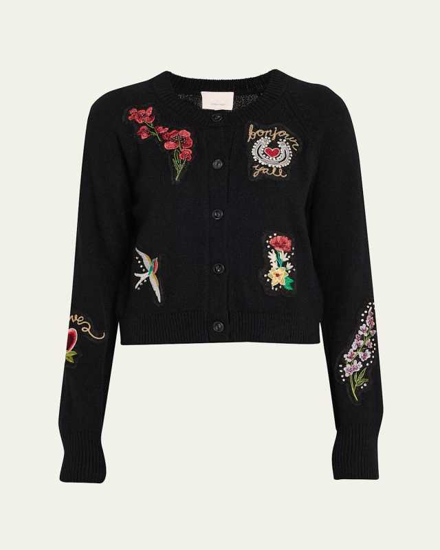 Millie Embroidered Western Amour Cardigan